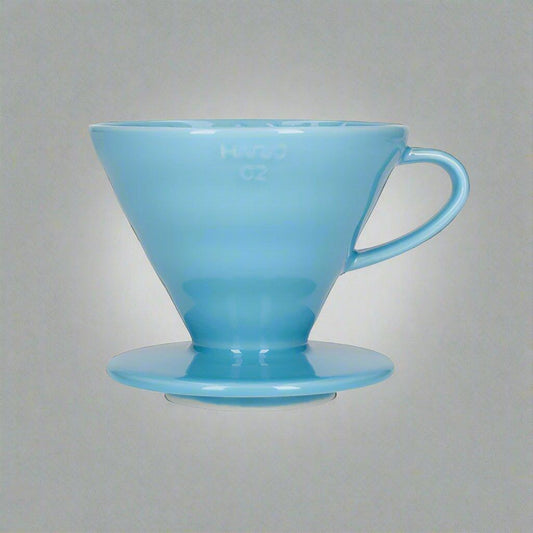 Hario Ceramic V60-02 Coffee Dripper in Blue