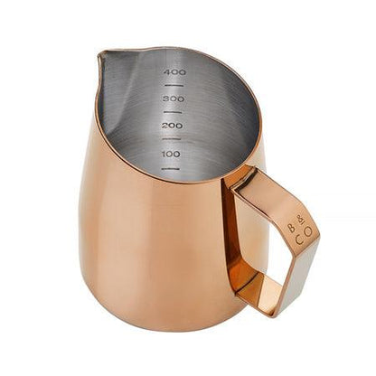 Barista & Co. Dial In Milk Jug - Rose Brass - 420ml