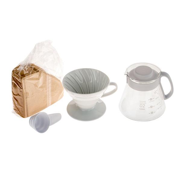 Hario Ceramic V60 Dripper & Pot White